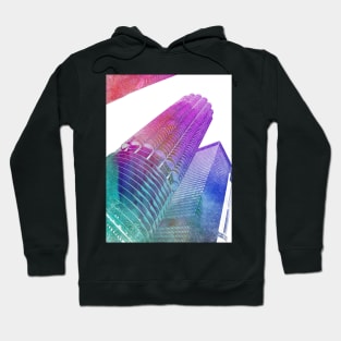 Marina Towers (Watercolor). Hoodie